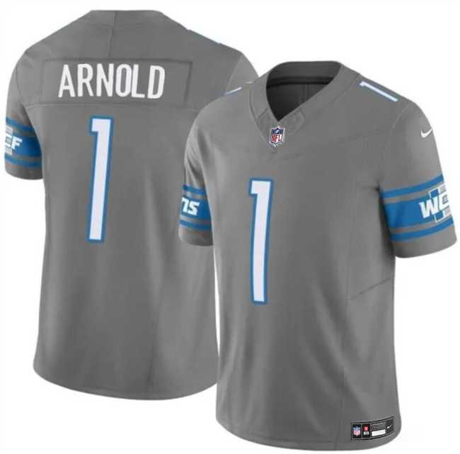 Youth Detroit Lions #1 Terrion Arnold Gray 2024 Draft F.U.S.E. Vapor Untouchable Limited Stitched Jersey Dzhi,We sell and wholesale Youth Detroit Lions #1 Terrion Arnold Gray 2024 Draft F.U.S.E. Vapor Untouchable Limited Stitched Jersey Dzhi on line form chian!